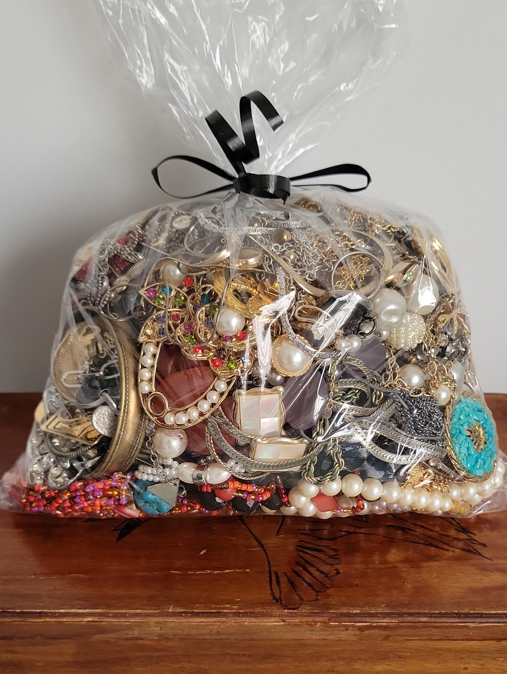 Mixed Mystery Bag Of Costume Jewelry 4lbs